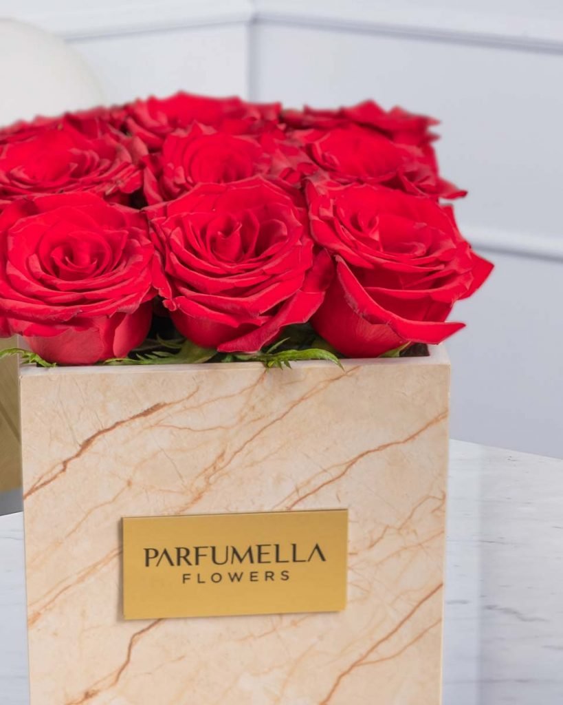 Scarlet Red Roses Flower Bouquet Delivery in Pampanga Parfumella Flowers