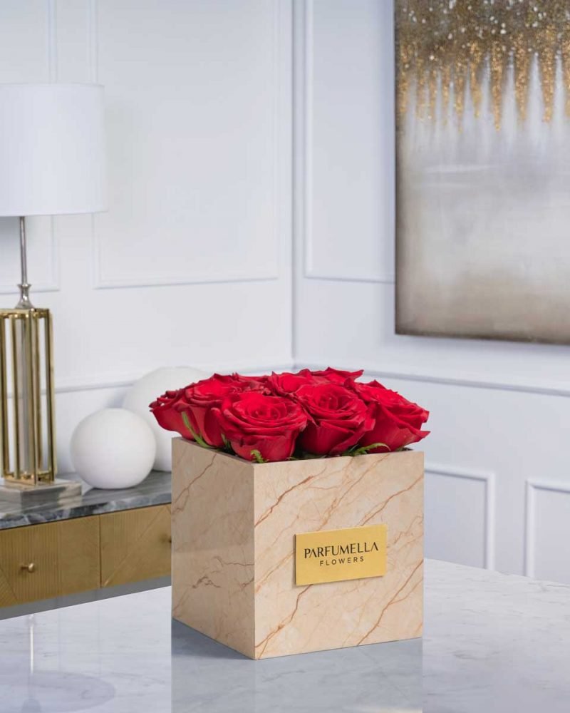 Scarlet Red Roses Flower Bouquet Delivery in Pampanga Parfumella Flowers