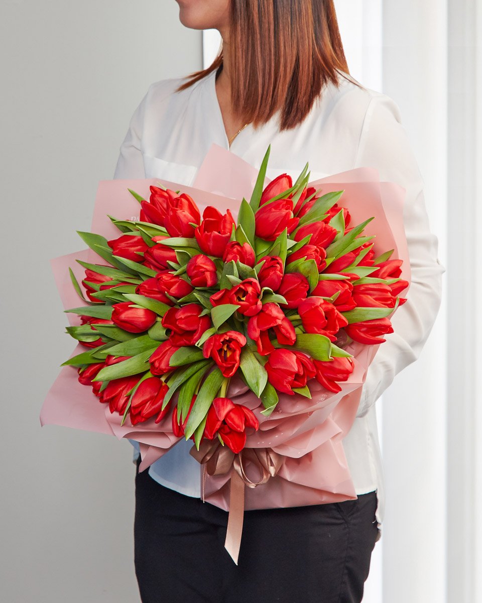 red hot tulips
